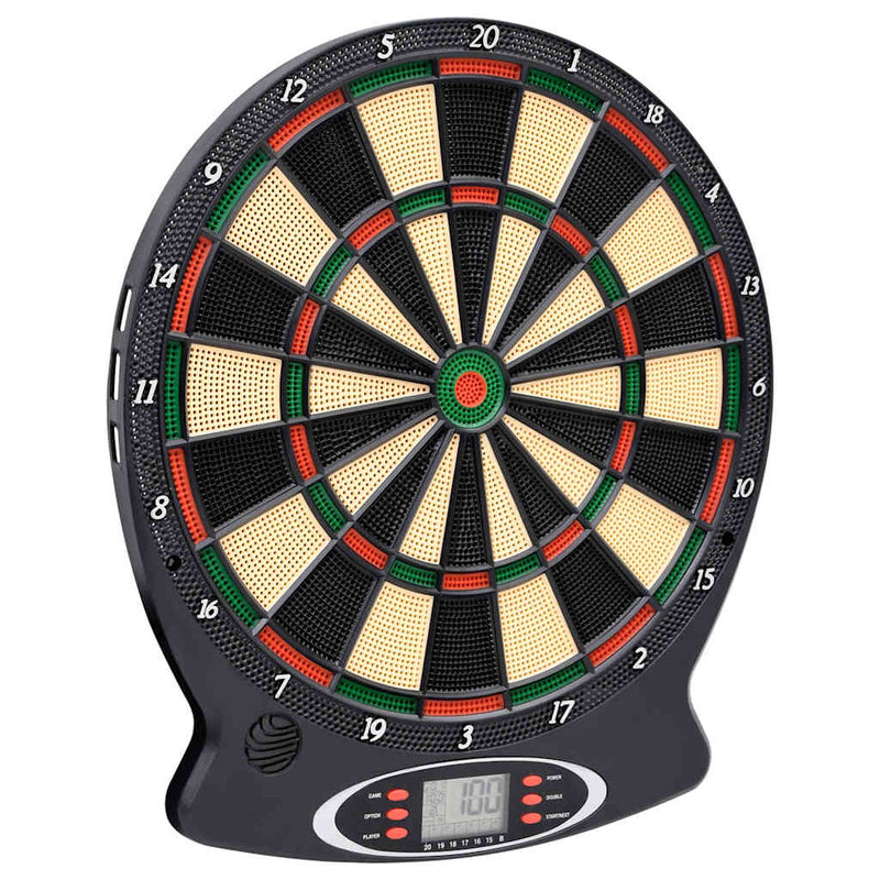 Afbeelding laden in galerijviewer, Vidaxl dartbord elektrisch met darts polypropeen zwart