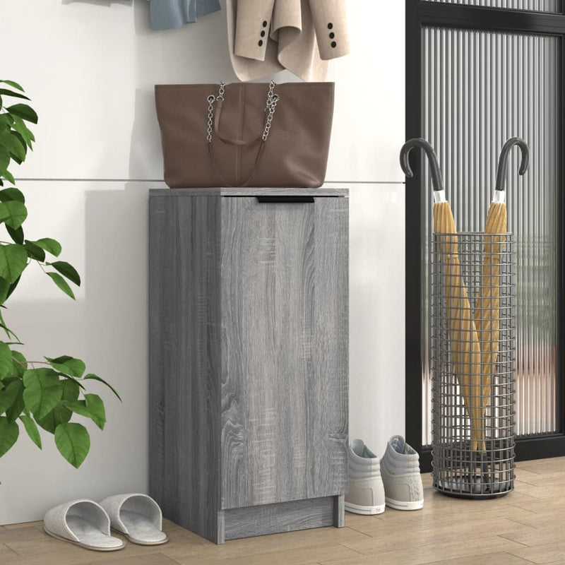 Afbeelding laden in galerijviewer, Vidaxl schoenenkast 30x35x70 cm bewerkt hout grijs sonoma eikenkleurig