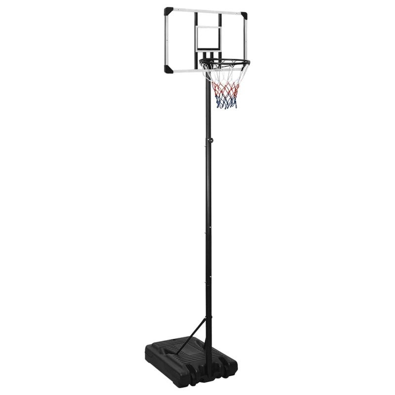 Afbeelding laden in galerijviewer, Vidaxl basketbalstandaard 280-350 cm polycarbonaat transparant