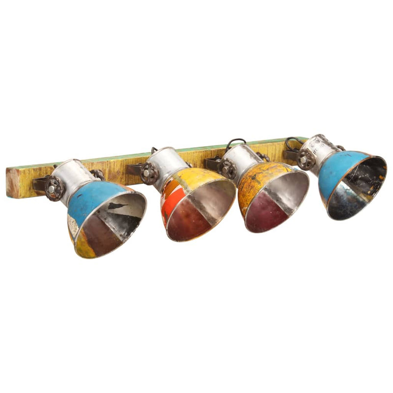 Afbeelding laden in galerijviewer, Vidaxl wandlamp industrieel e27 90x25 cm meerkleurig