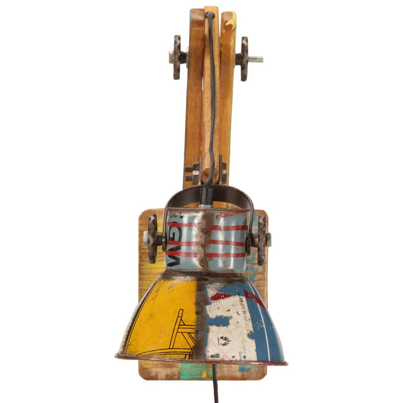 Afbeelding laden in galerijviewer, Vidaxl wandlamp industrieel rond e27 meerkleurig