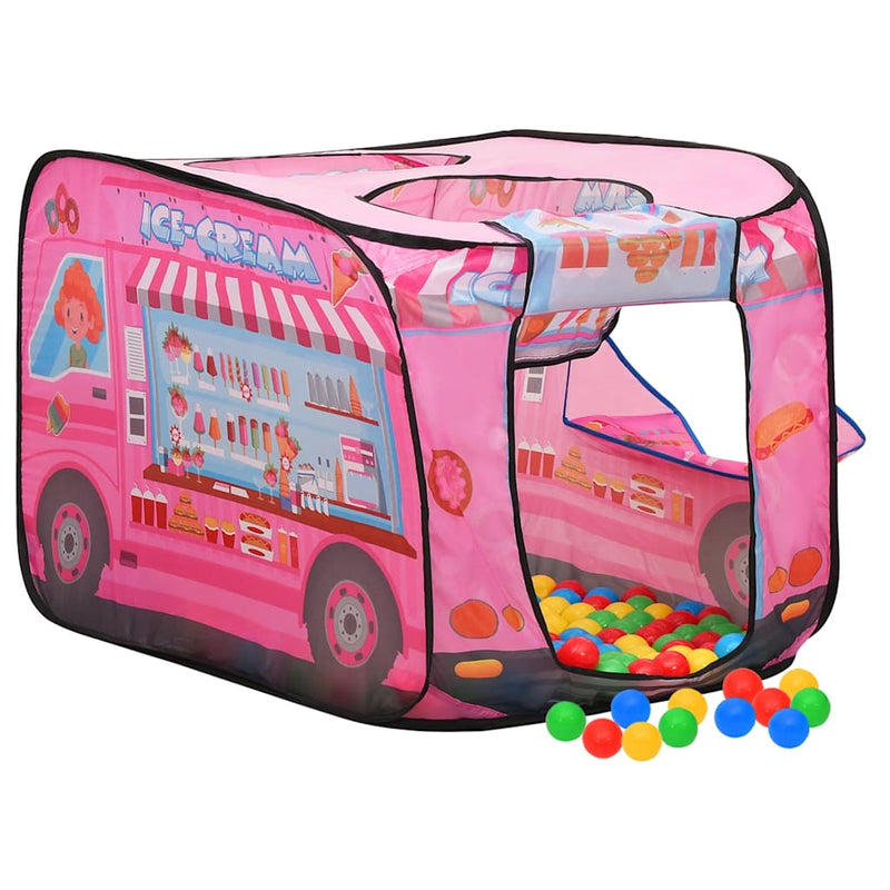 Afbeelding laden in galerijviewer, Vidaxl kinderspeeltent 70x112x70 cm roze