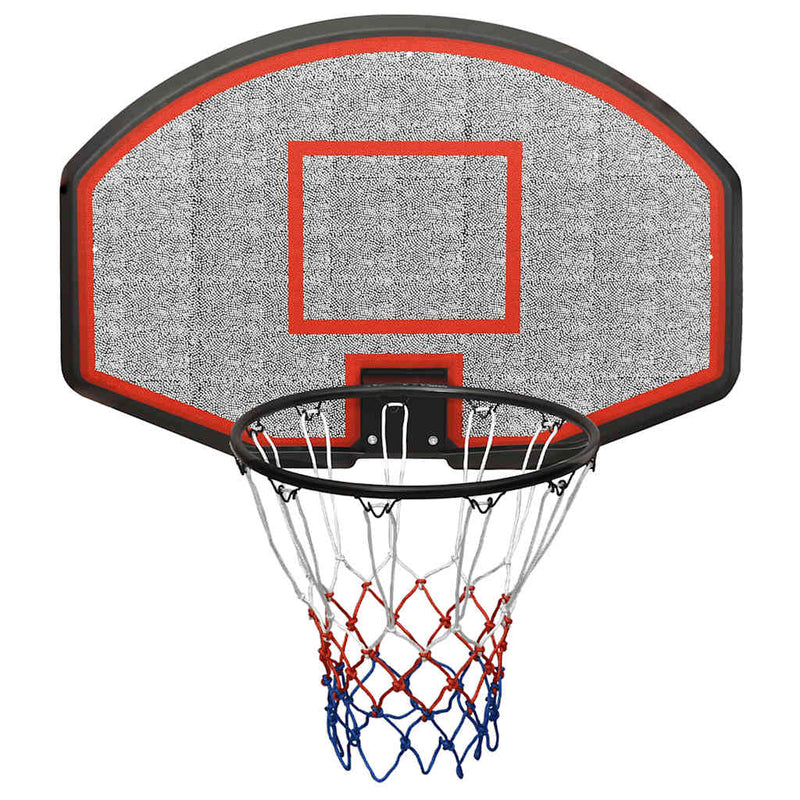 Afbeelding laden in galerijviewer, Vidaxl basketbalbord 90x60x2 cm polyetheen zwart