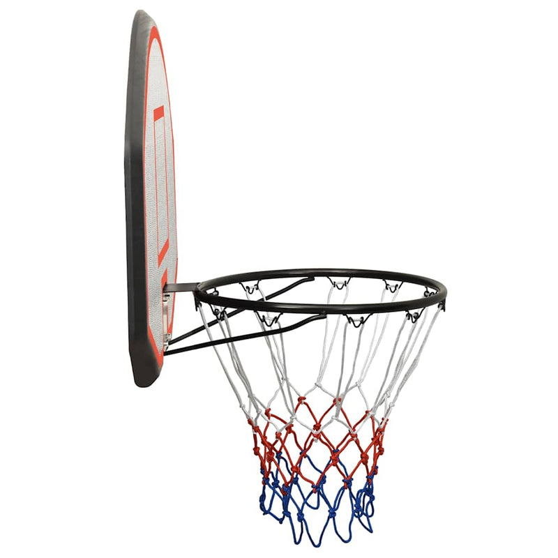 Afbeelding laden in galerijviewer, Vidaxl basketbalbord 90x60x2 cm polyetheen zwart