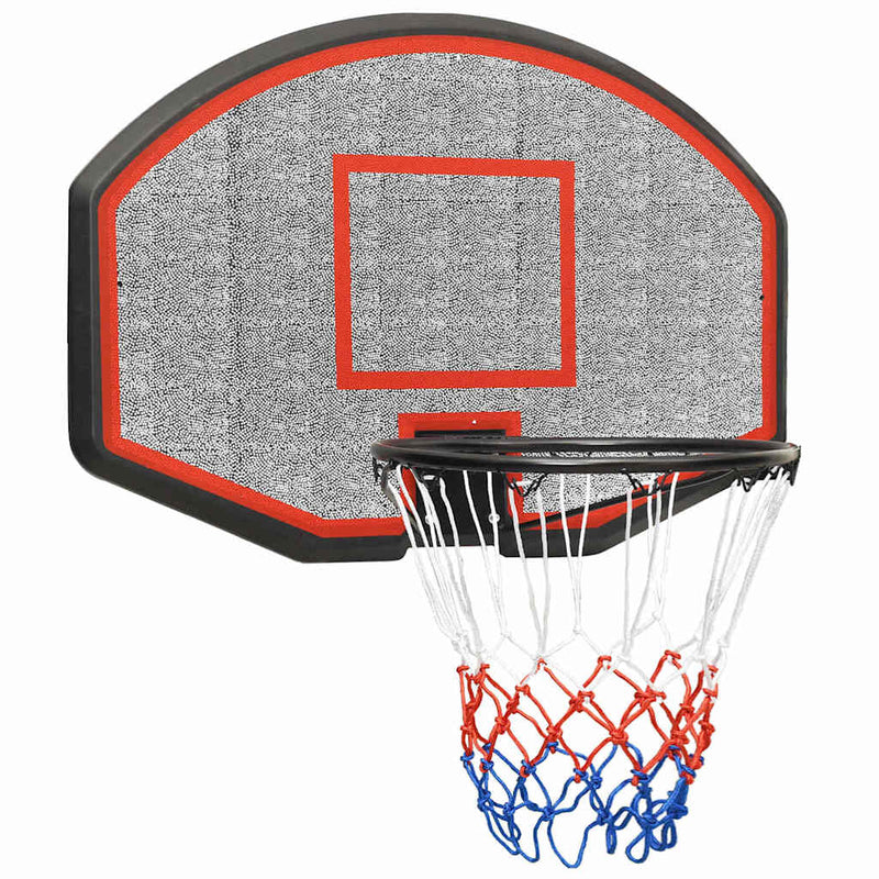 Afbeelding laden in galerijviewer, Vidaxl basketbalbord 71x45x2 cm polyetheen zwart