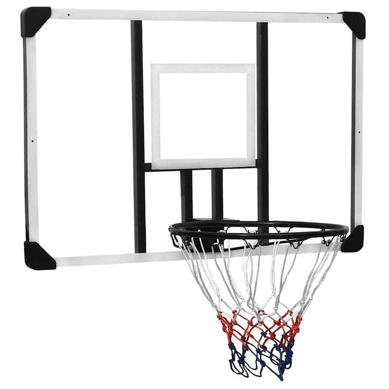 Afbeelding laden in galerijviewer, Vidaxl basketbalbord 106x69x3 cm polycarbonaat transparant