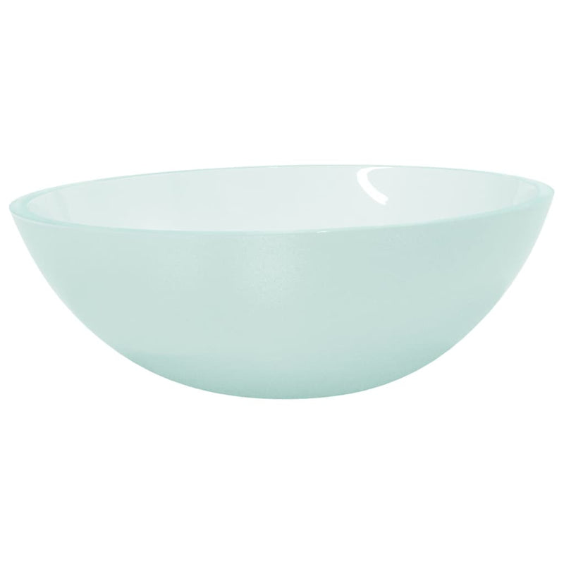 Afbeelding laden in galerijviewer, Vidaxl wasbak 50x37x14 cm glas mat