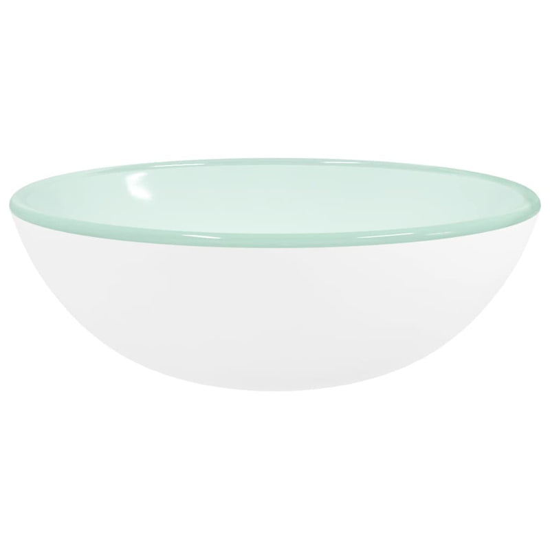 Afbeelding laden in galerijviewer, Vidaxl wasbak 35x12 cm gehard glas wit
