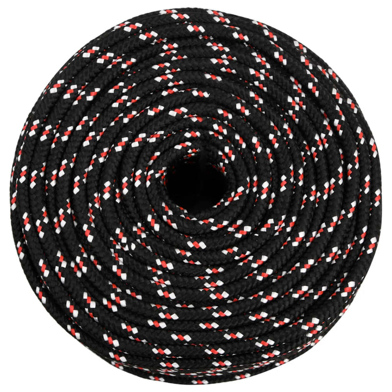 Afbeelding laden in galerijviewer, Vidaxl boot touw 10 mm 25 m polypropyleen zwart