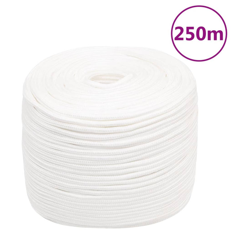 Afbeelding laden in galerijviewer, Vidaxl boottouw 10 mm 250 m polypropyleen volwit