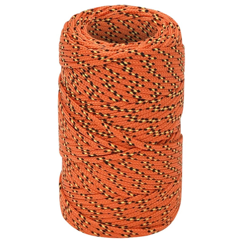 Afbeelding laden in galerijviewer, Vidaxl boottouw 2 mm 50 m polypropyleen oranje