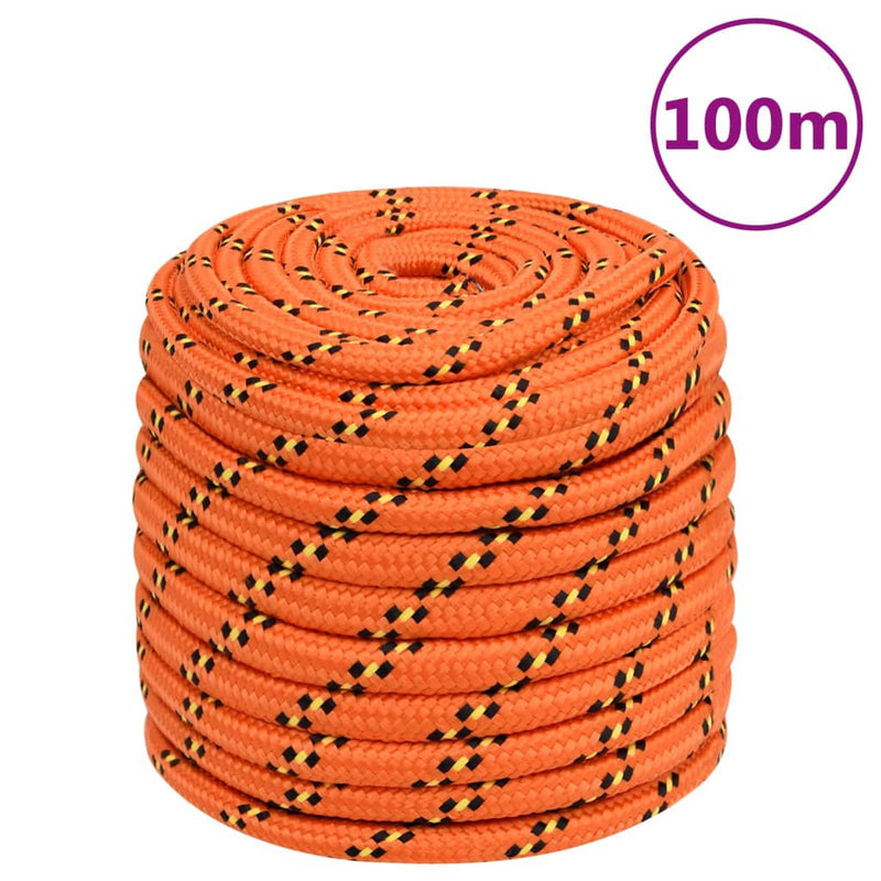 Afbeelding laden in galerijviewer, Vidaxl boottouw 18 mm 100 m polypropyleen oranje