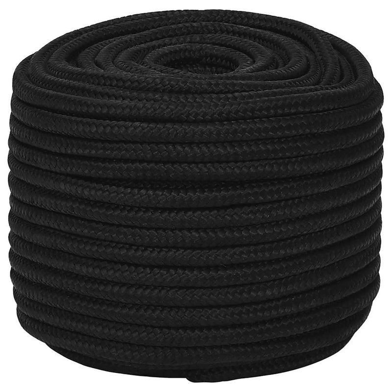 Afbeelding laden in galerijviewer, Vidaxl werktouw 12 mm 250 m polyester zwart