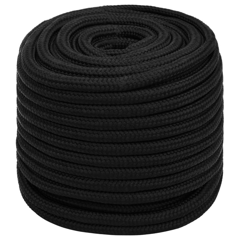 Afbeelding laden in galerijviewer, Vidaxl werktouw 16 mm 50 m polyester zwart