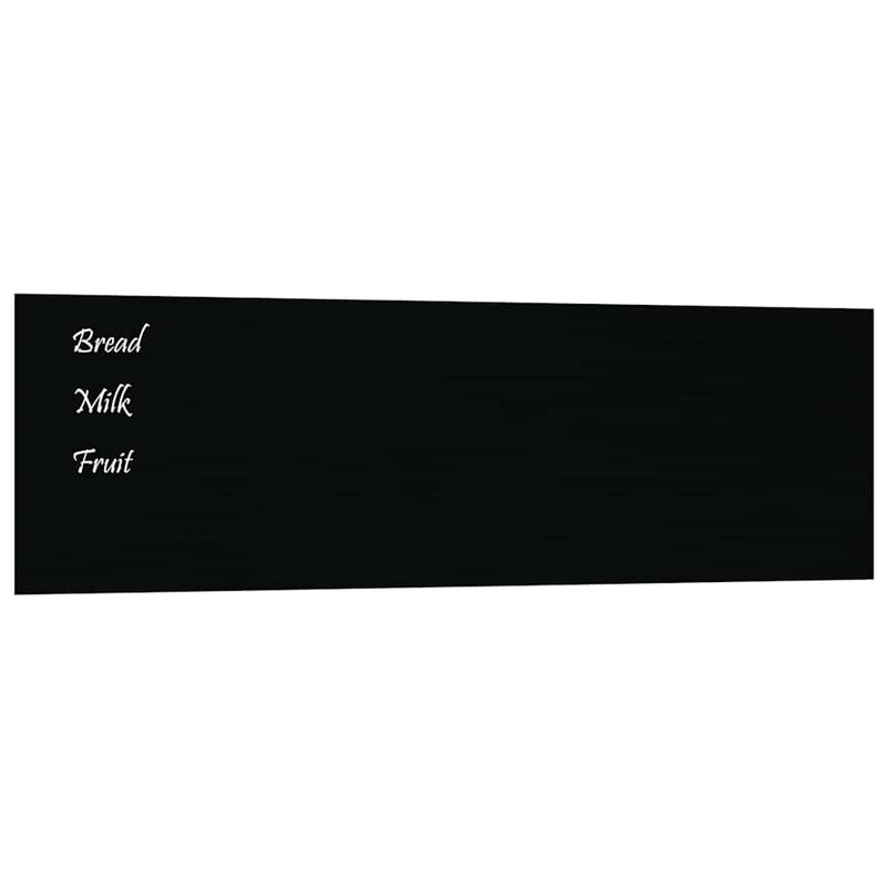 Afbeelding laden in galerijviewer, Vidaxl magneetbord voor aan de wand 100x30 cm gehard glas zwart