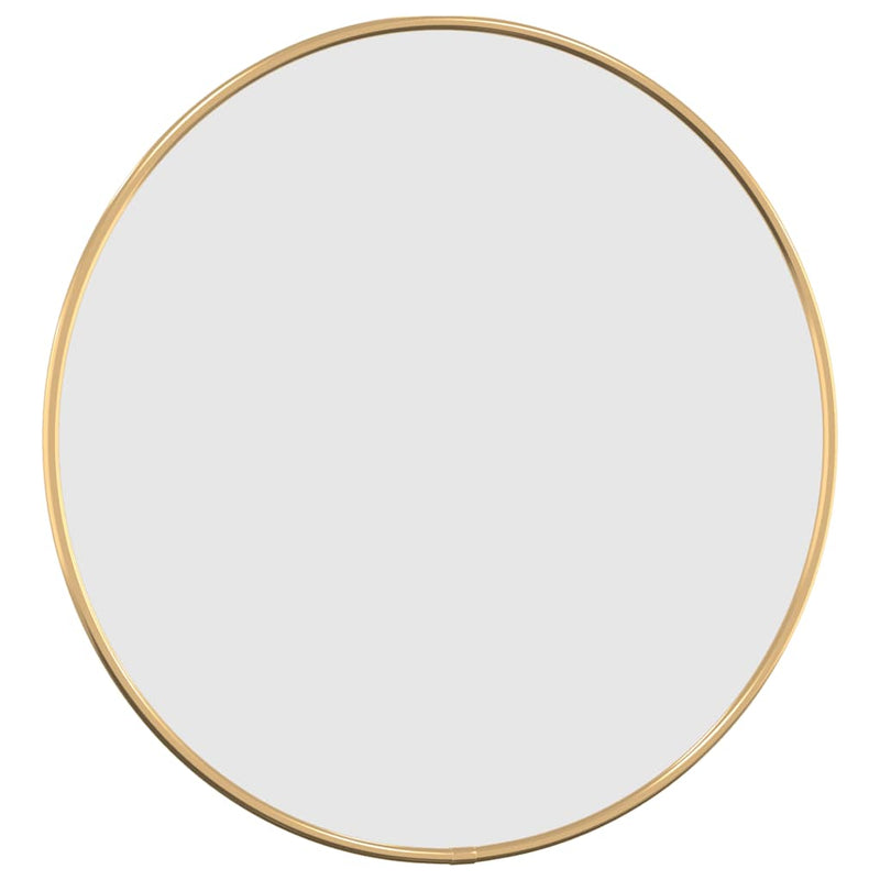 Afbeelding laden in galerijviewer, Vidaxl wandspiegel rond ø40 cm goudkleurig