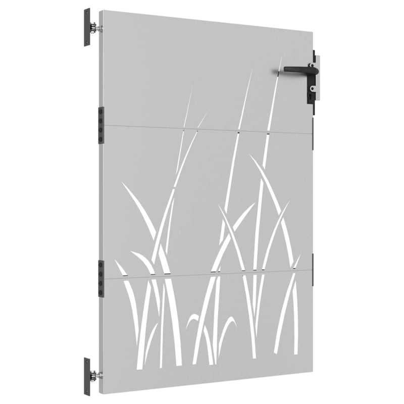 Afbeelding laden in galerijviewer, Vidaxl poort 85x150 cm grasontwerp cortenstaal