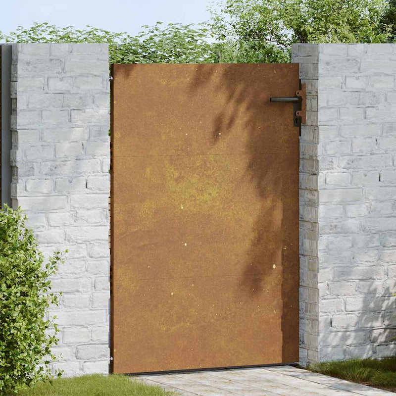 Afbeelding laden in galerijviewer, Vidaxl poort 85x125 cm cortenstaal