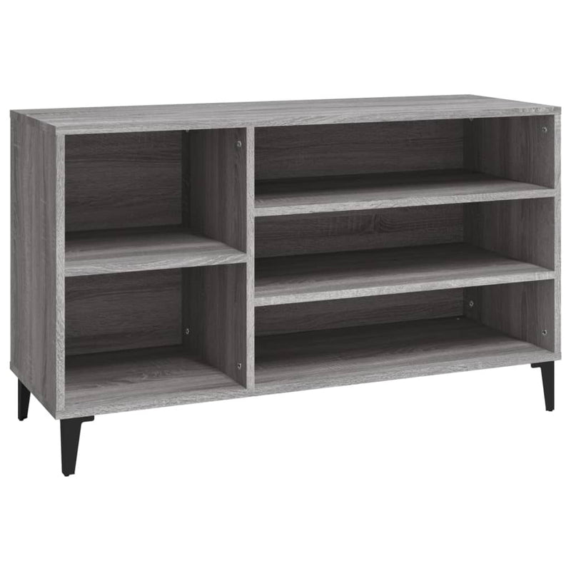 Afbeelding laden in galerijviewer, Vidaxl schoenenkast 102x36x60 cm bewerkt hout sonoma grijs