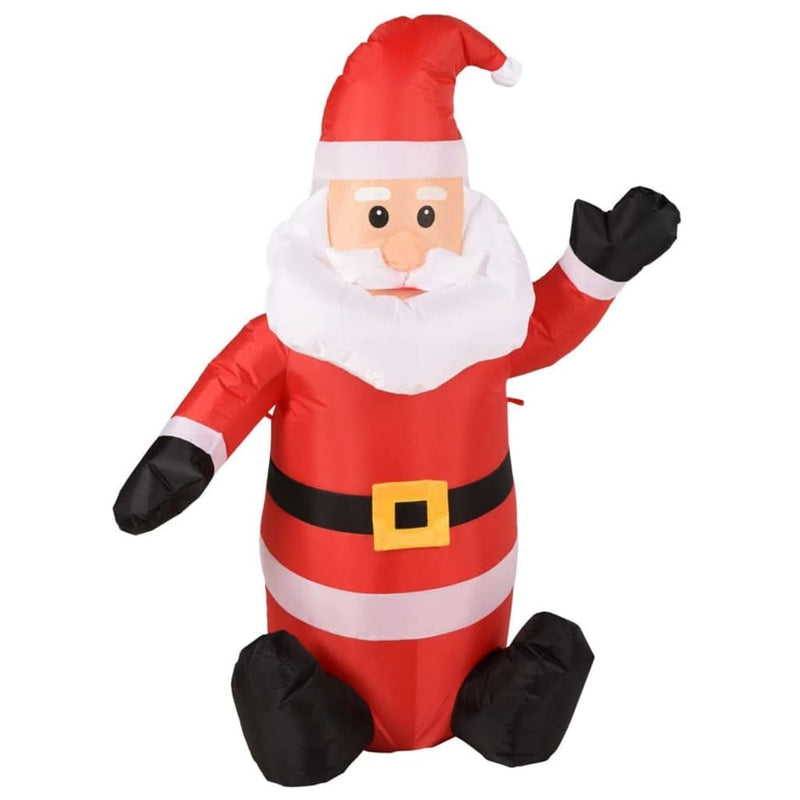 Afbeelding laden in galerijviewer, Ambiance Ambiance Kerstman opblaasbaar LED 120 cm