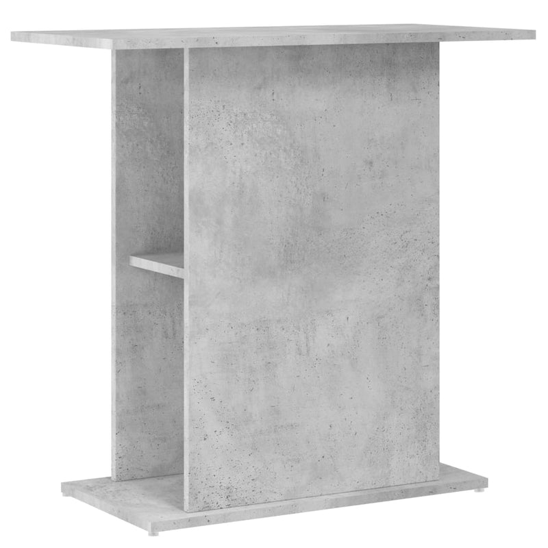 Afbeelding laden in galerijviewer, Vidaxl aquariumstandaard 75x36x72,5 cm bewerkt hout betongrijs
