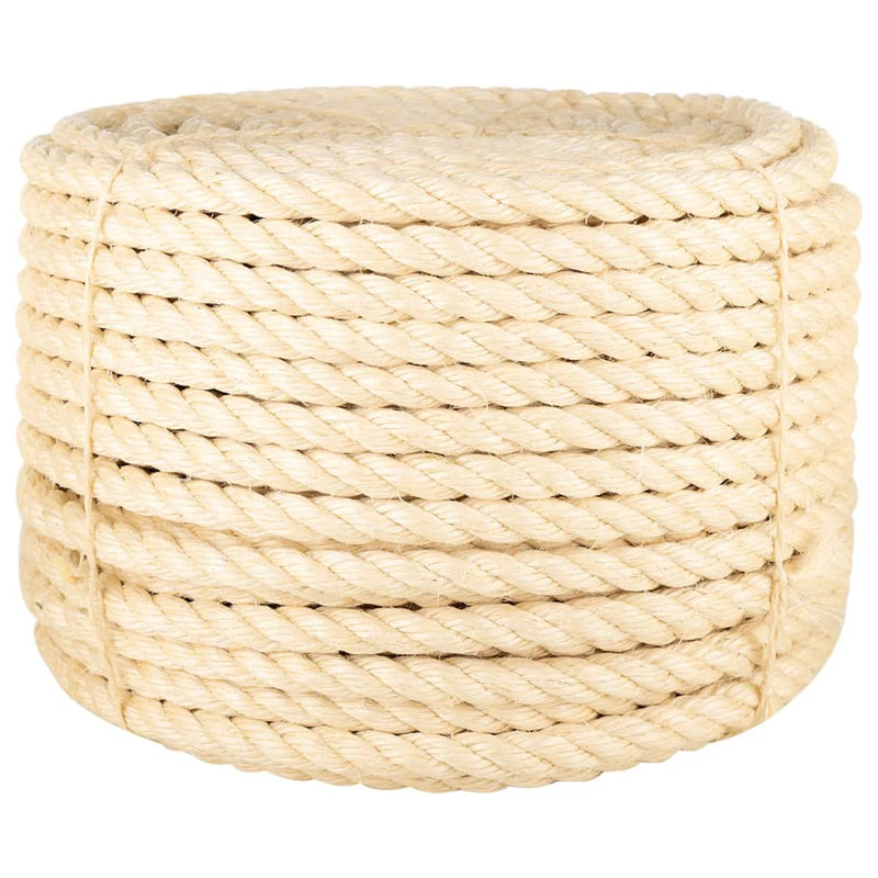 Afbeelding laden in galerijviewer, Vidaxl touw 20 mm 25 m 100% sisal