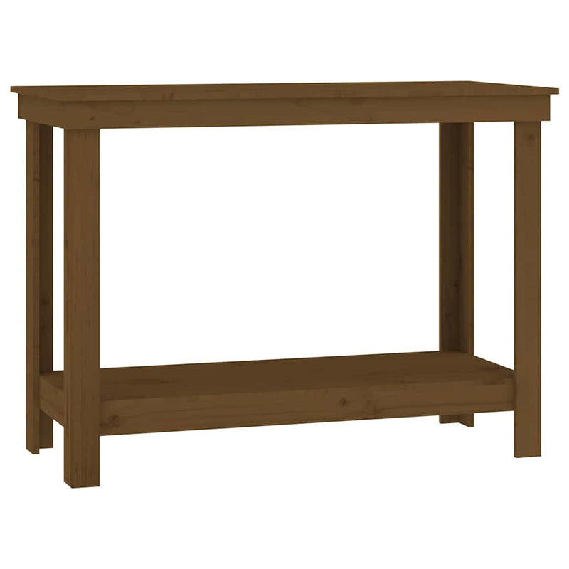 Afbeelding laden in galerijviewer, Vidaxl werkbank 110x50x80 cm massief grenenhout honingbruin