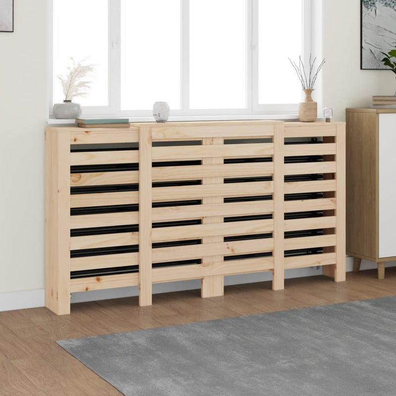 Afbeelding laden in galerijviewer, Vidaxl radiatorombouw 210x21x85 cm massief grenenhout