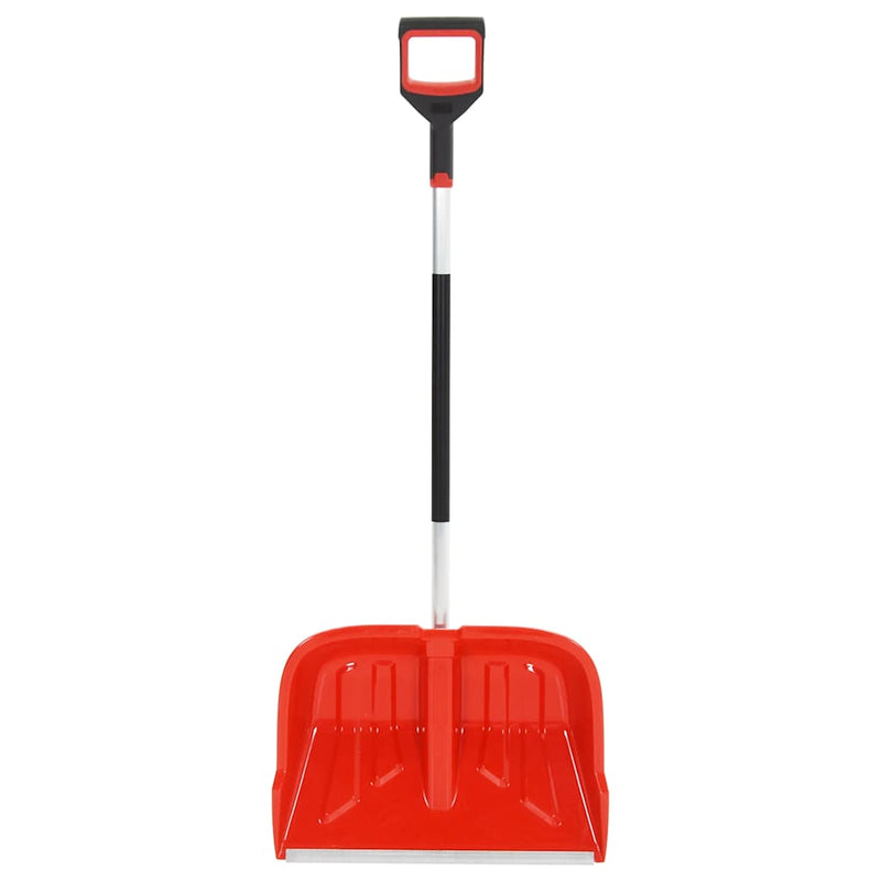 Afbeelding laden in galerijviewer, Vidaxl sneeuwschep 136 cm aluminium rood