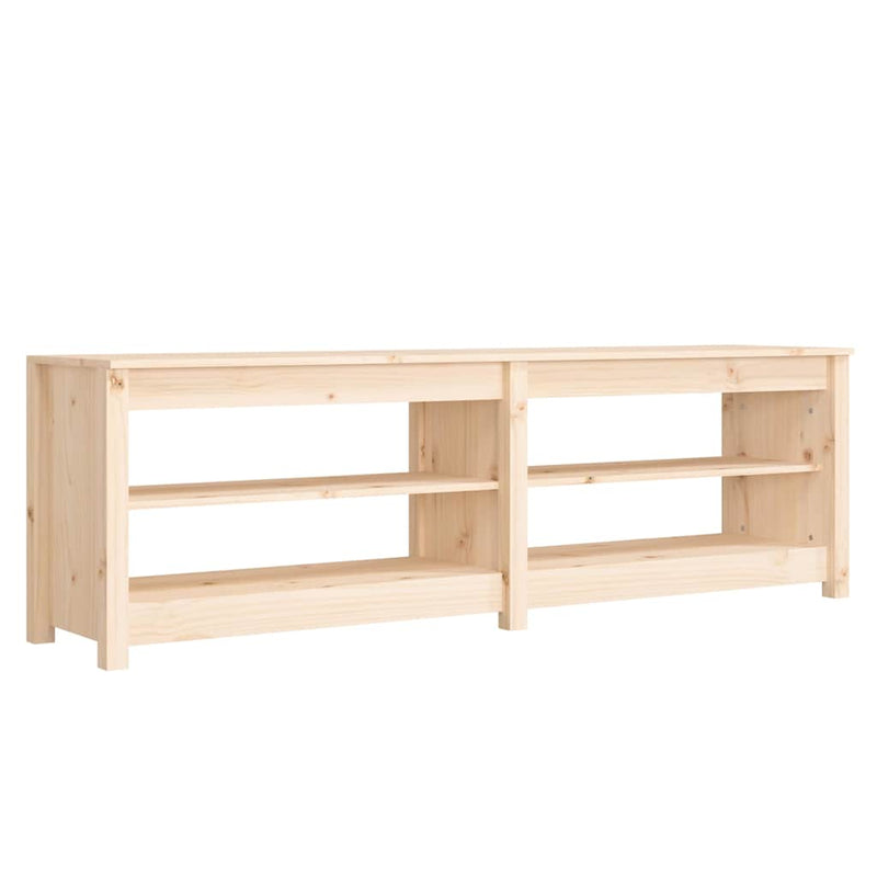Afbeelding laden in galerijviewer, Vidaxl schoenenbank 160x36,5x50 cm massief grenenhout