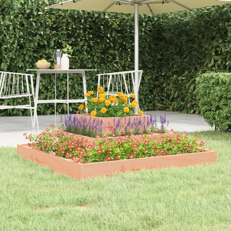 Afbeelding laden in galerijviewer, Vidaxl plantenbak 80x80x27 cm massief douglashout