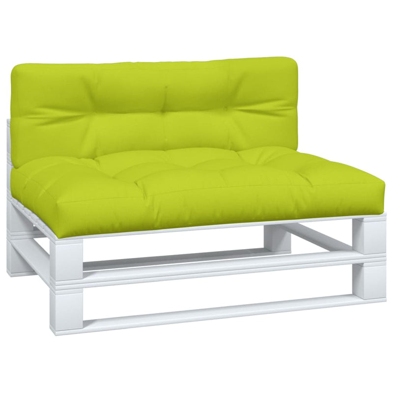 Afbeelding laden in galerijviewer, Vidaxl palletkussens 2 st stof felgroen