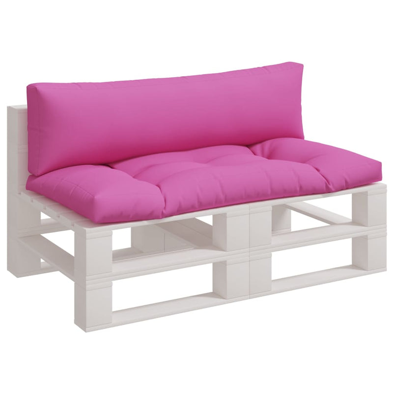 Afbeelding laden in galerijviewer, Vidaxl palletkussens 2 st oxford stof roze