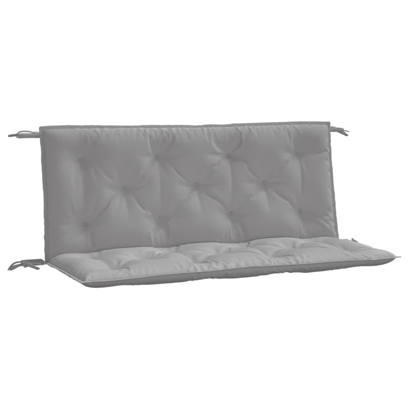 Afbeelding laden in galerijviewer, Vidaxl tuinbankkussens 2 st 120x50x7 cm oxford stof grijs