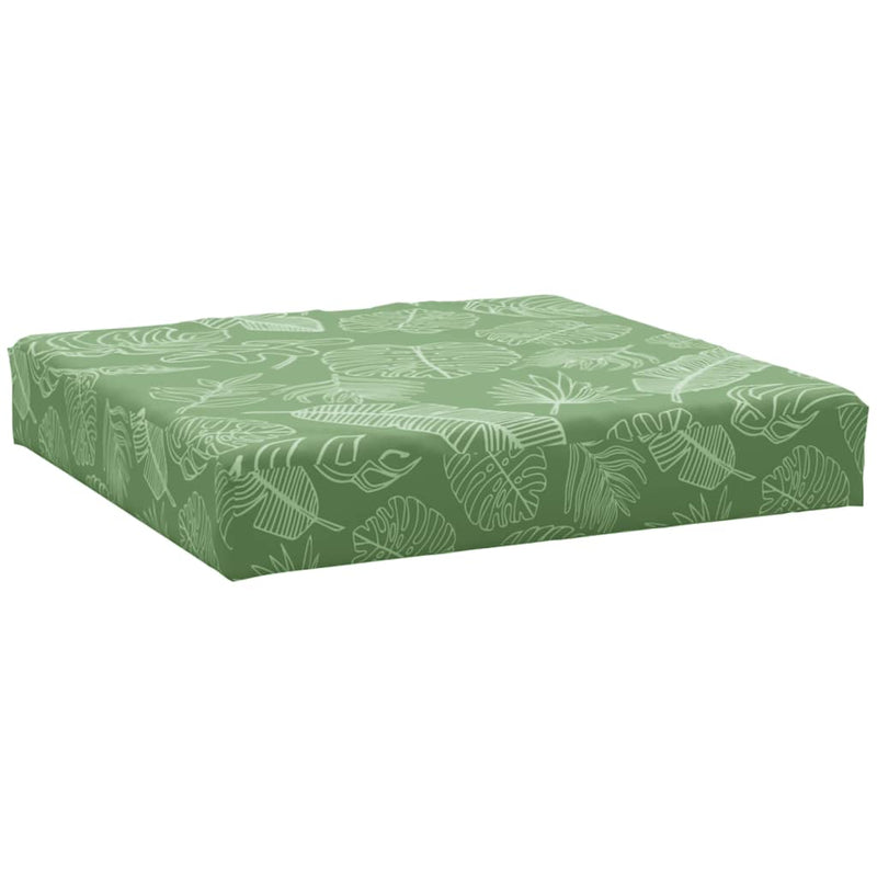 Afbeelding laden in galerijviewer, Vidaxl palletkussen bladpatroon 60x60x8 cm oxford stof