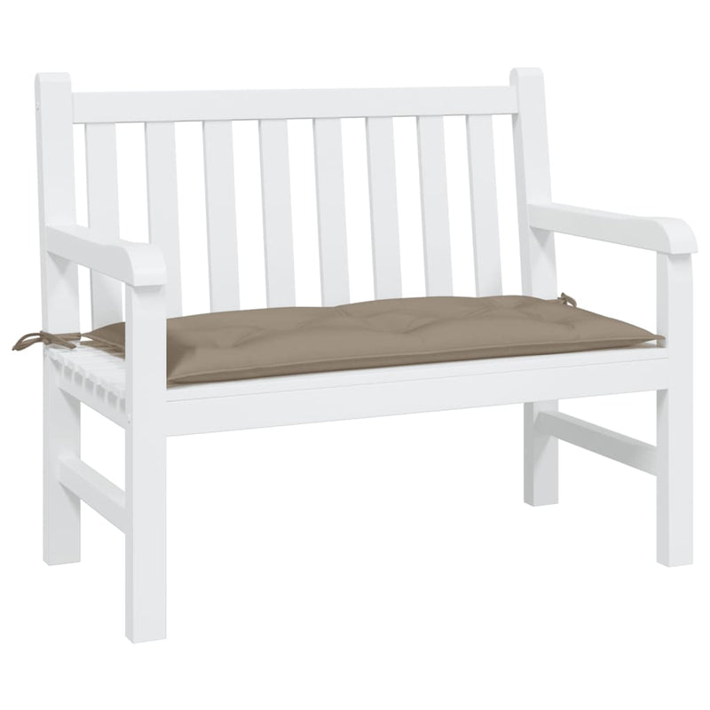 Afbeelding laden in galerijviewer, Vidaxl tuinbankkussen 110x50x7 cm oxford stof taupe