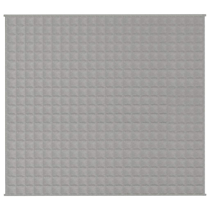 Afbeelding laden in galerijviewer, Vidaxl verzwaringsdeken 200x220 cm 13 kg stof grijs