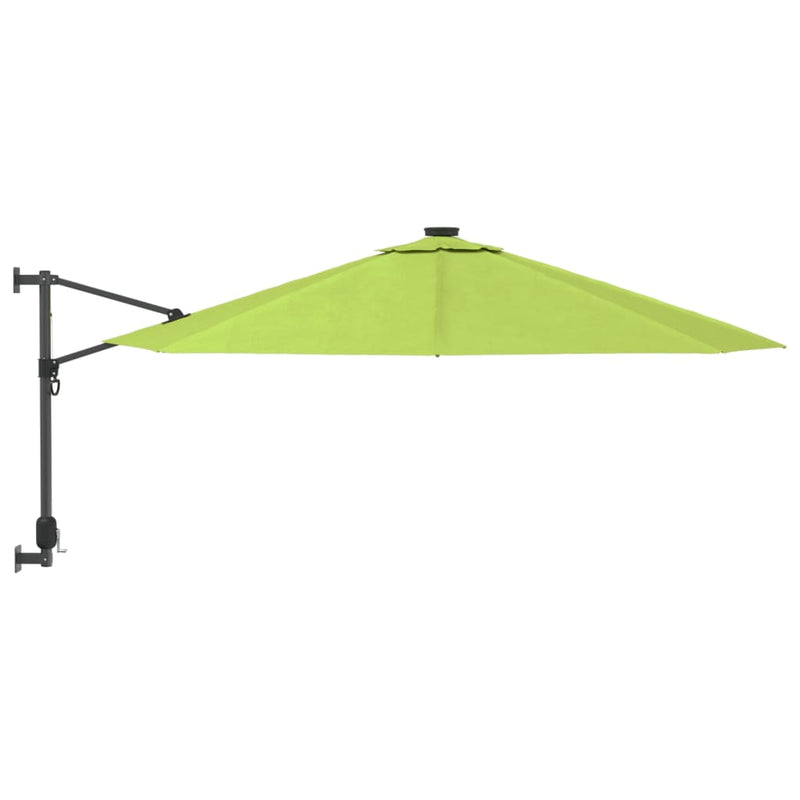 Afbeelding laden in galerijviewer, Vidaxl wandparasol 290 cm appelgroen