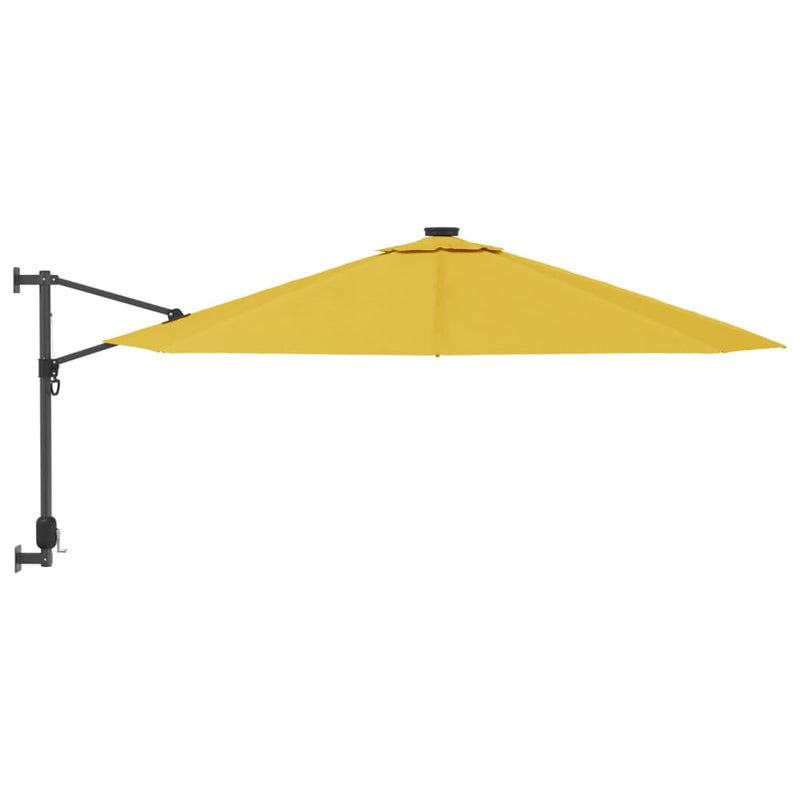 Afbeelding laden in galerijviewer, Vidaxl wandparasol 290 cm geel