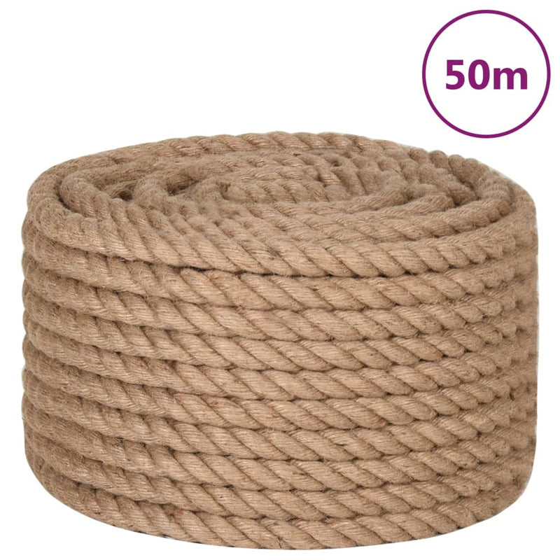 Afbeelding laden in galerijviewer, Vidaxl touw 50 m lang 16 mm dik jute