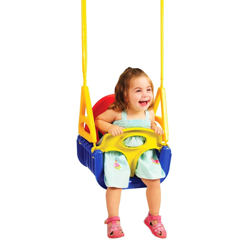 Afbeelding laden in galerijviewer, Vidaxl schommelzitje voor kinderen 3-in-1 29x40x39,5 cm polypropeen