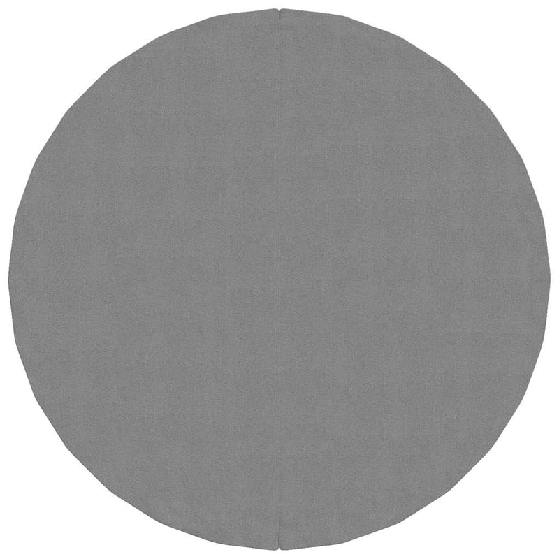 Afbeelding laden in galerijviewer, Vidaxl zwembadgrondzeil ø244 cm polyester geotextiel lichtgrijs