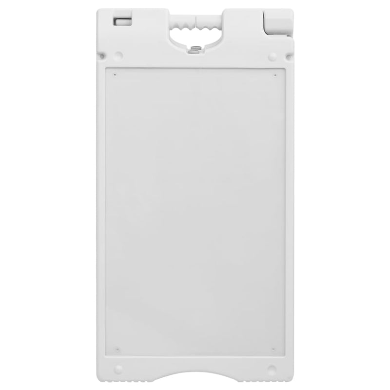 Afbeelding laden in galerijviewer, Vidaxl sandwichbord 45x7x84,5 cm hdpe grijs