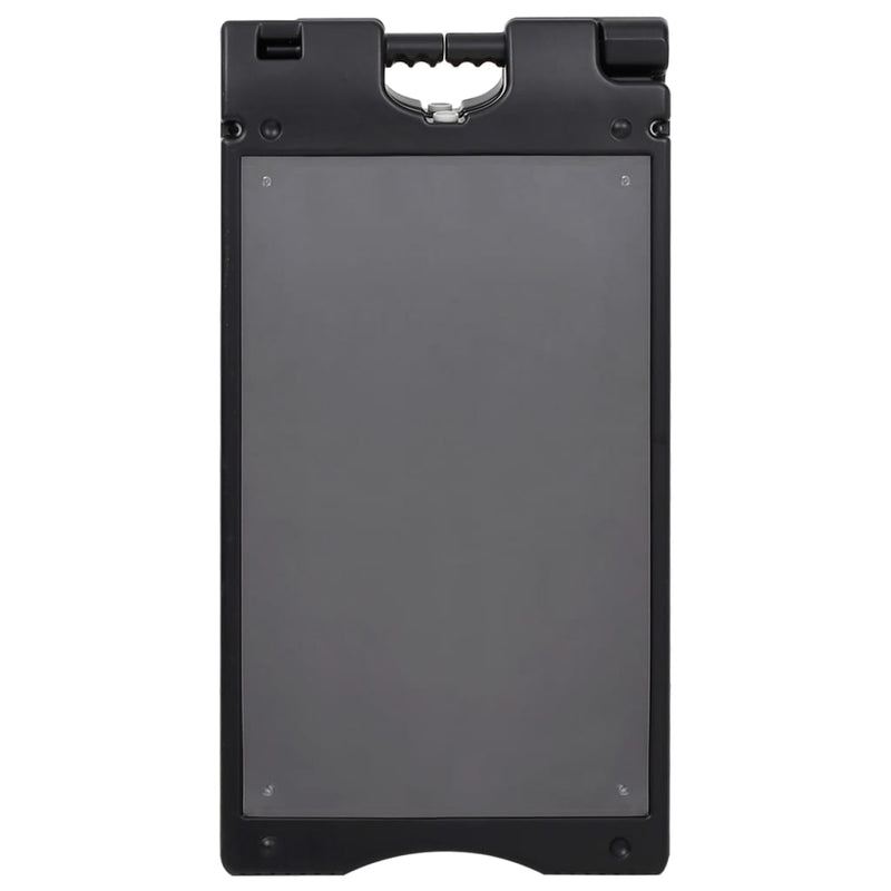Afbeelding laden in galerijviewer, Vidaxl sandwichbord 45x7x84,5 cm hdpe zwart