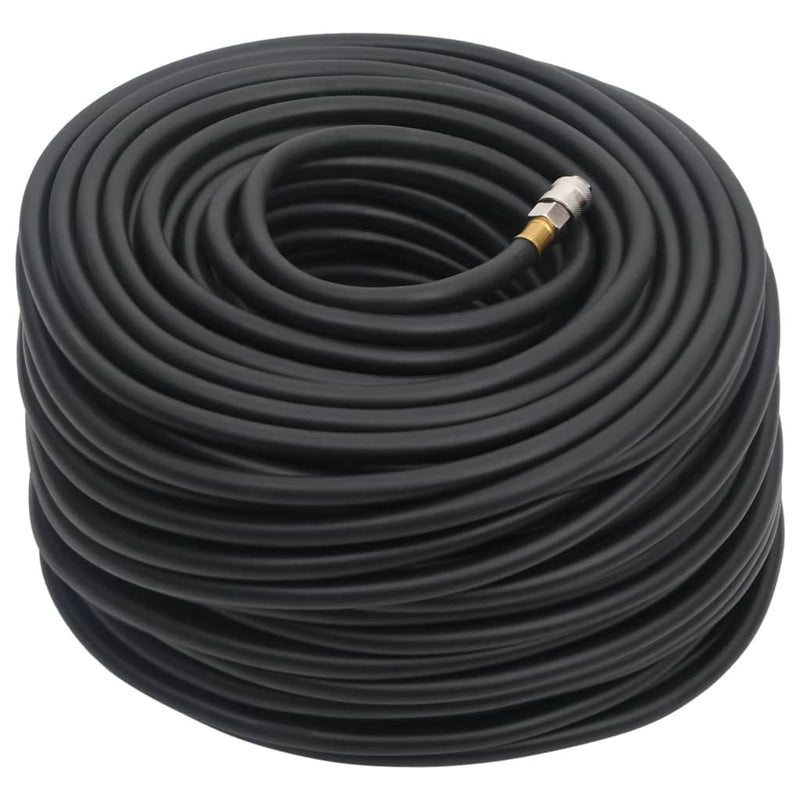 Afbeelding laden in galerijviewer, Vidaxl luchtslang hybride 0,6'' 100 m rubber en pvc zwart