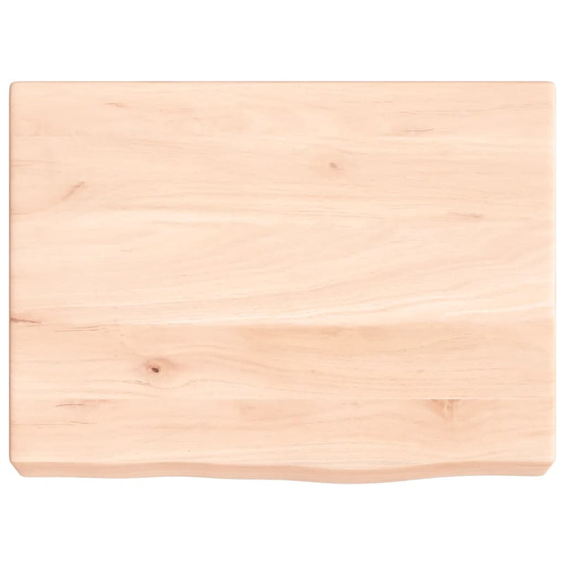 Afbeelding laden in galerijviewer, Vidaxl wastafelblad 40x30x(2-6) cm onbehandeld massief hout