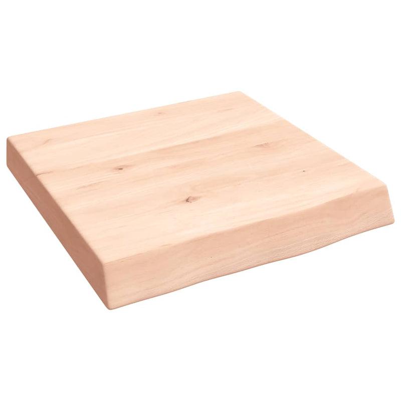 Afbeelding laden in galerijviewer, Vidaxl wastafelblad 40x40x(2-6) cm onbehandeld massief hout