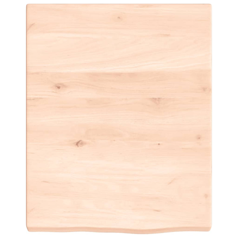Afbeelding laden in galerijviewer, Vidaxl wastafelblad 40x50x(2-4) cm onbehandeld massief hout