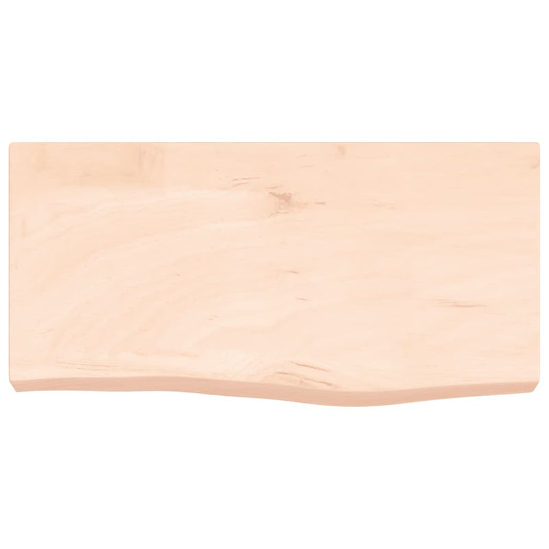 Afbeelding laden in galerijviewer, Vidaxl wastafelblad 60x30x(2-6) cm onbehandeld massief hout