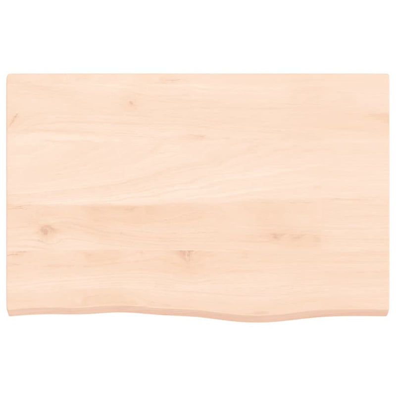 Afbeelding laden in galerijviewer, Vidaxl wastafelblad 60x40x2 cm onbehandeld massief hout